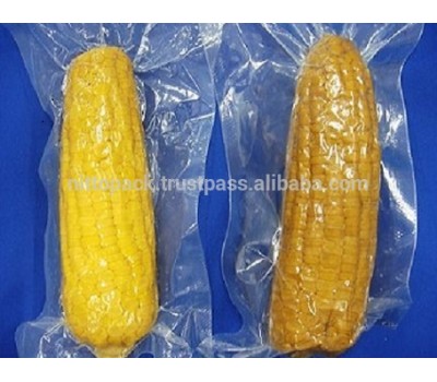 High gas barrier transparent retort pouch for corn